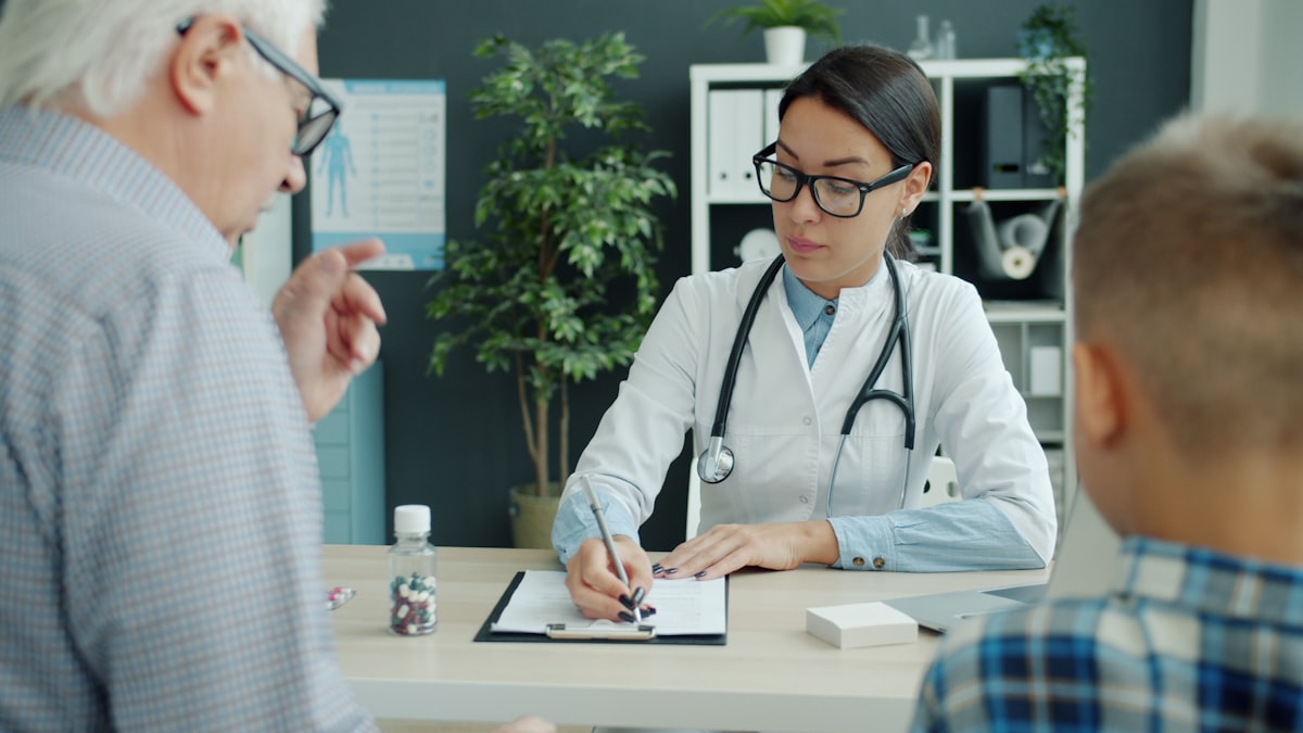 Consultation médicale en cabinet